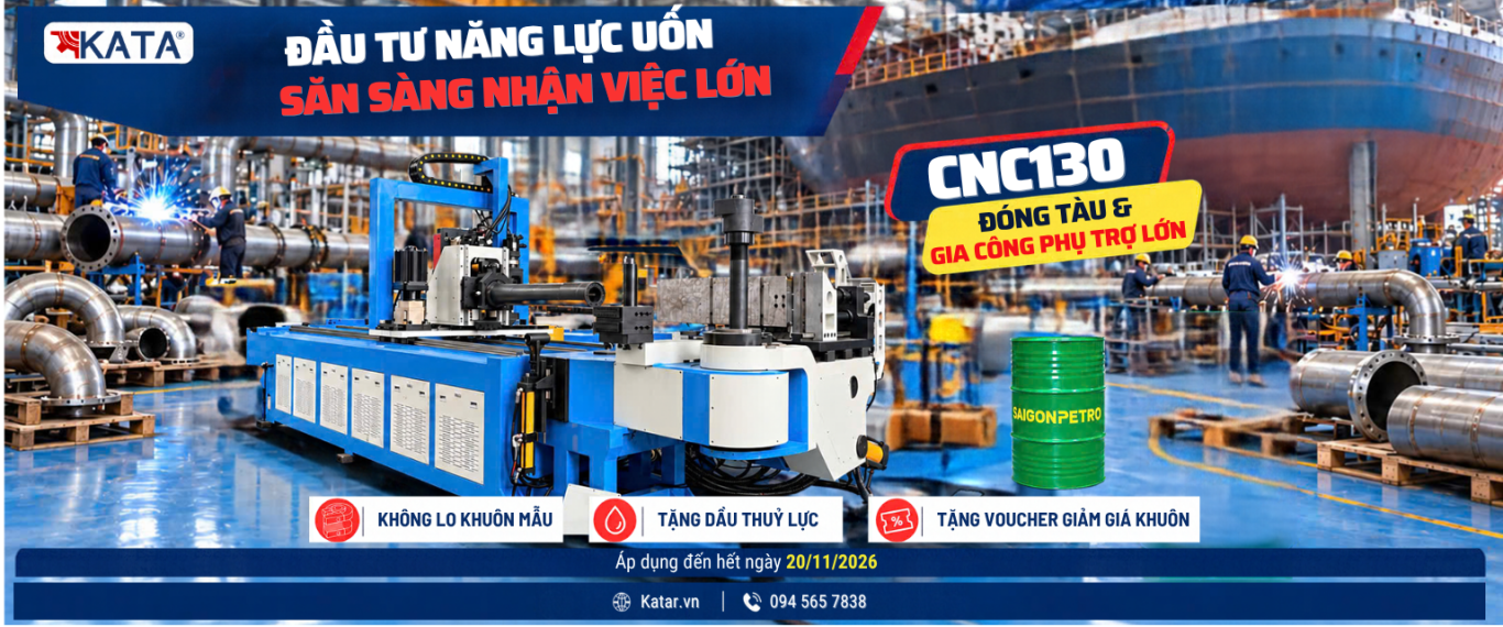 MÁY UỐN ỐNG 130CNC