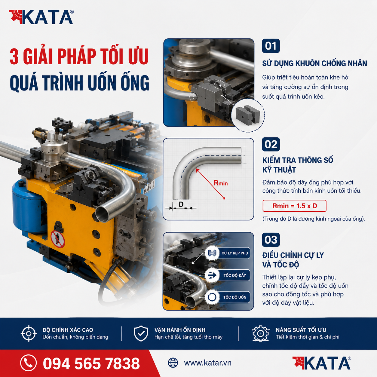 Hiện tượng vách trong ống bị nhăn và Khuôn chống nhăn