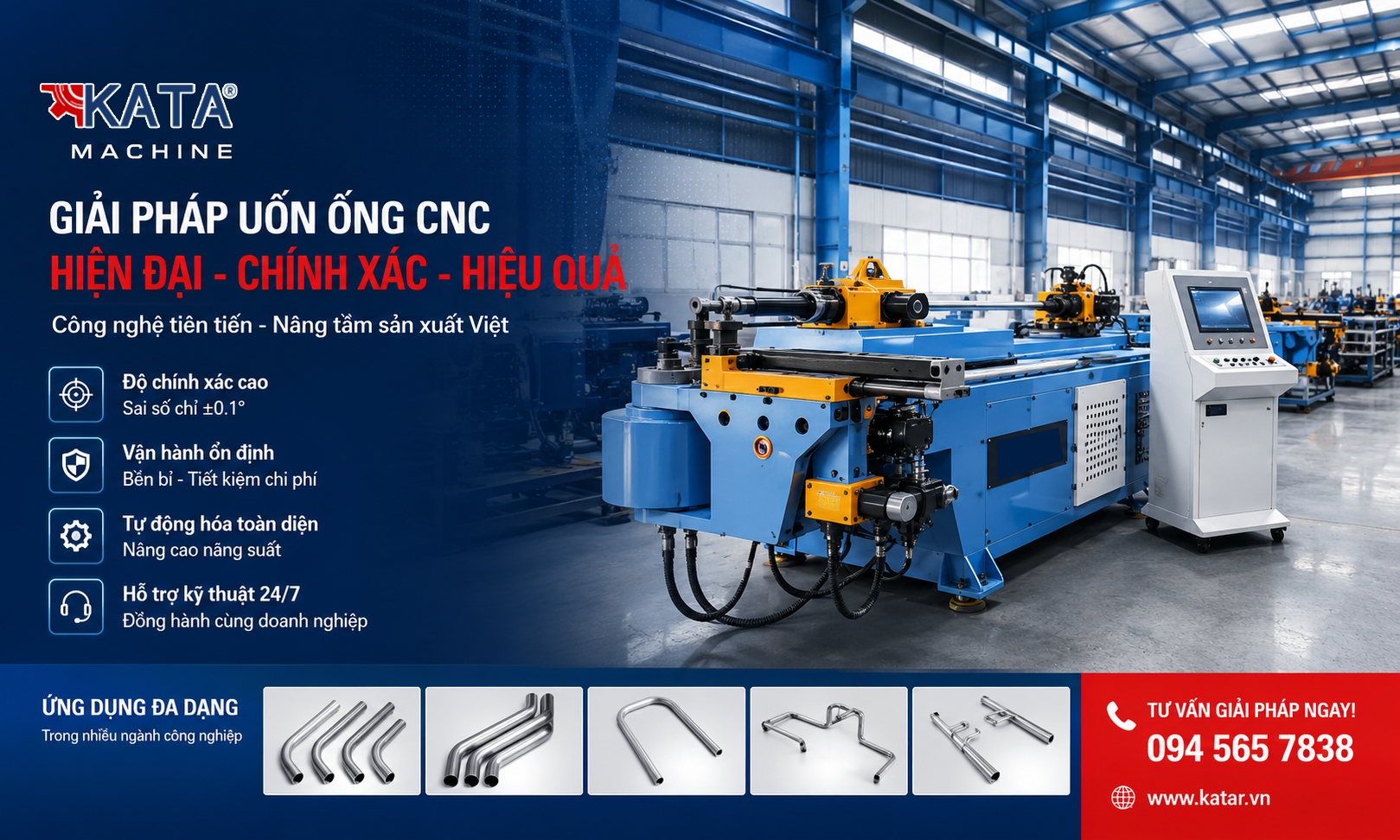 Máy Uốn Ống Hybrid Giải Pháp Gia Công Đột Phá Cho Ngành Cơ Khí Chính Xác